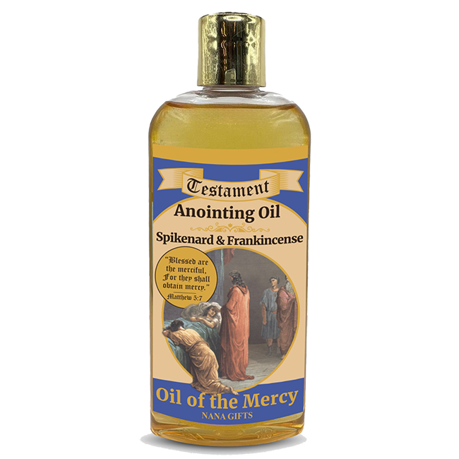 NEW! Testament Anointing Oil, Spikenard & Frankincense, Oil of the Mercy
